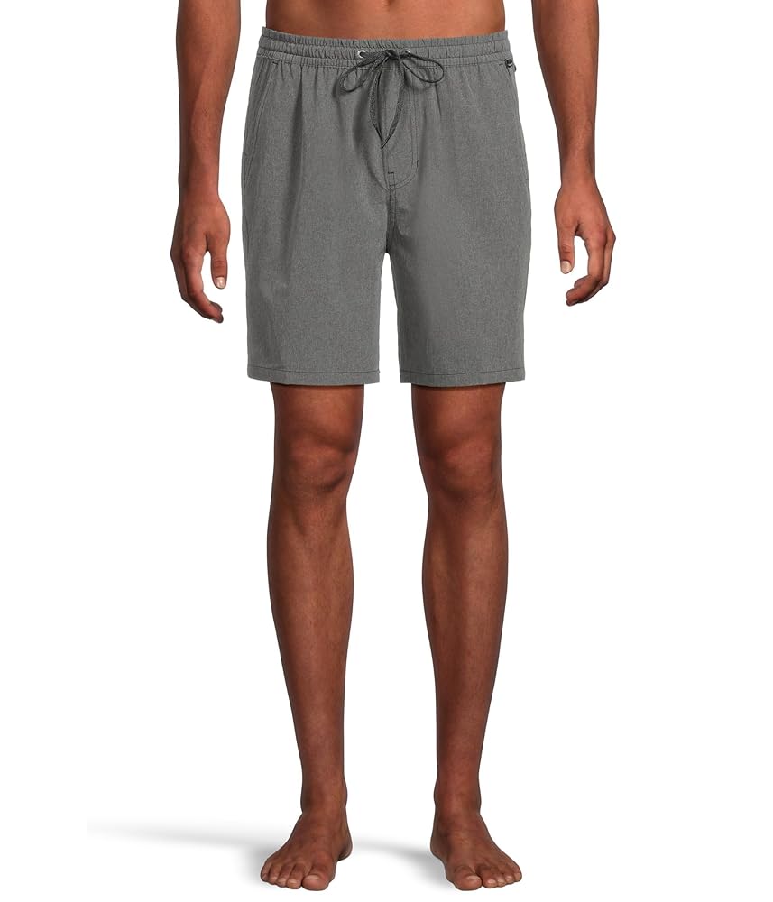 Quiksilver Mens Taxer Heather Amphibian 18 Hybrid Short